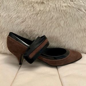 Pierre Hardy Brown Suede Heel